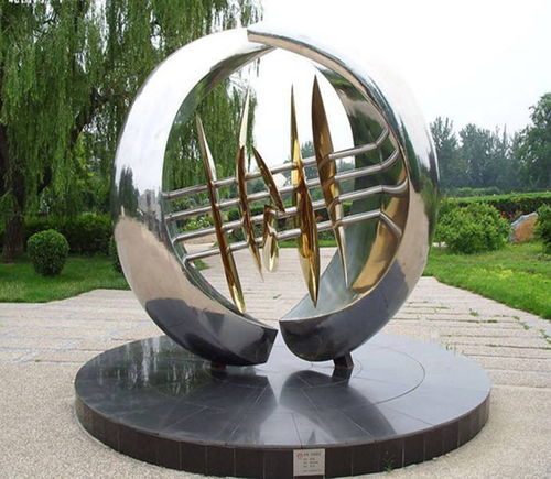 戶外陳美藝術景觀雕塑 創意不銹鋼景觀擺件 精品 藝術