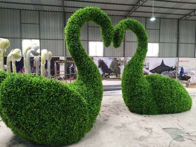 真植物立體景觀雕塑造型 創(chuàng)意與藝術(shù)的融合